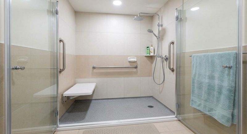 Disability Shower Installation detail